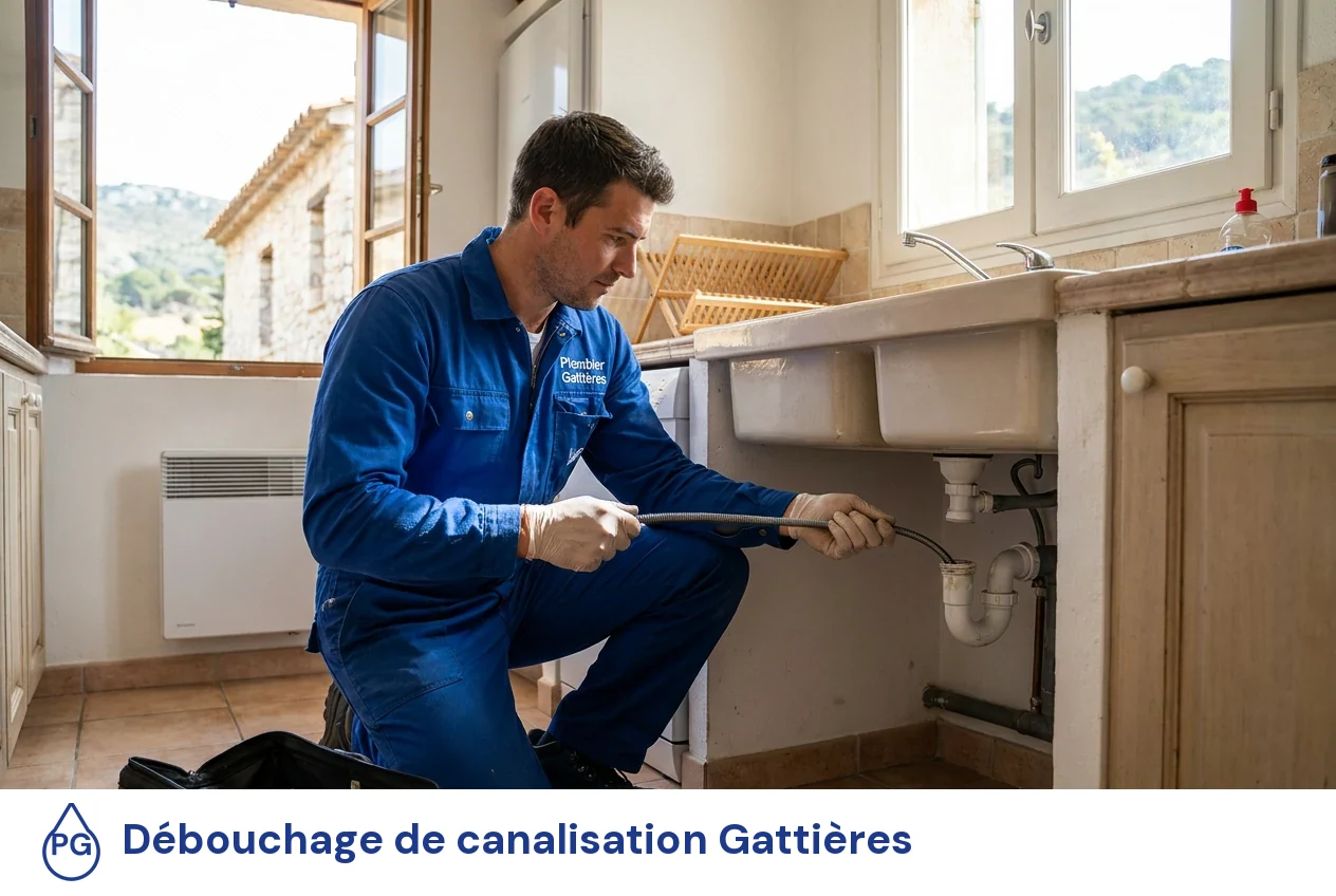 Débouchage de canalisation à Gattières