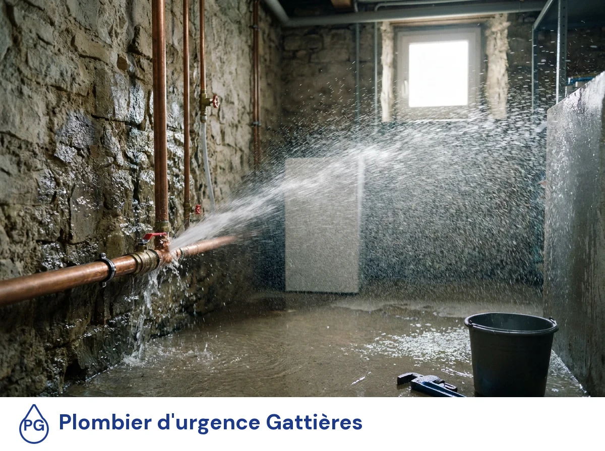 Plombier d'urgence à Gattières