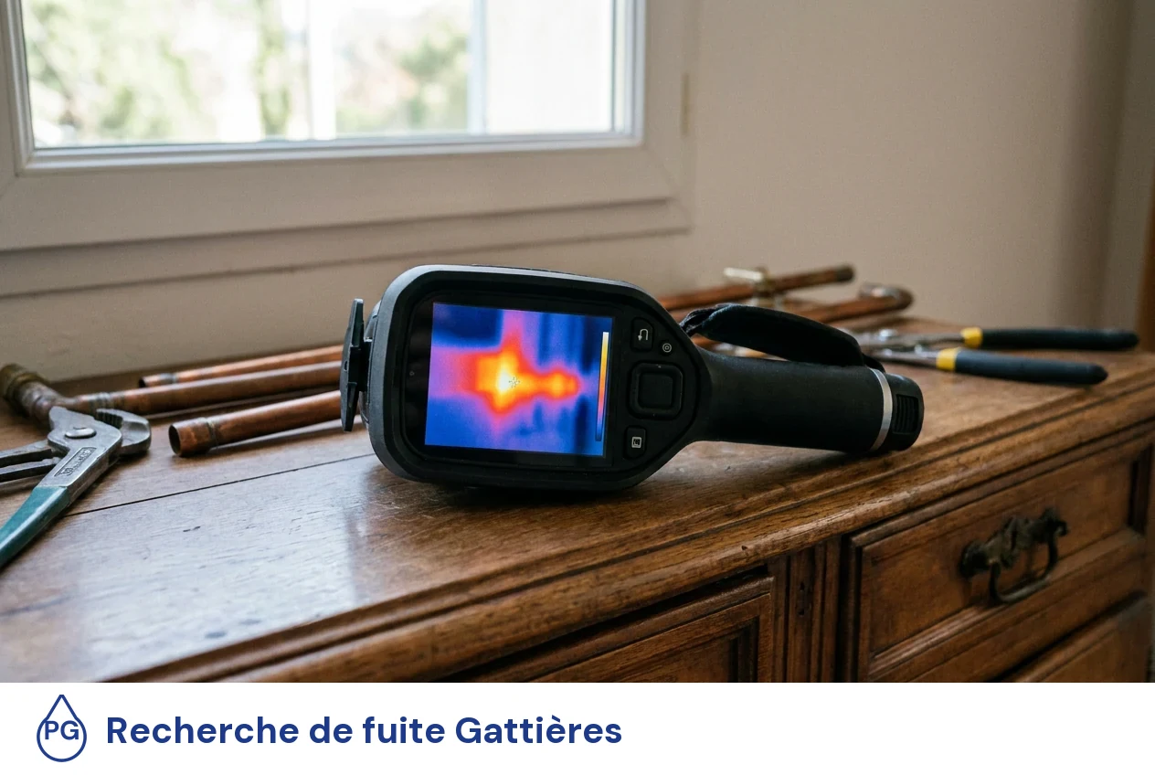 Recherche de fuite à Gattières
