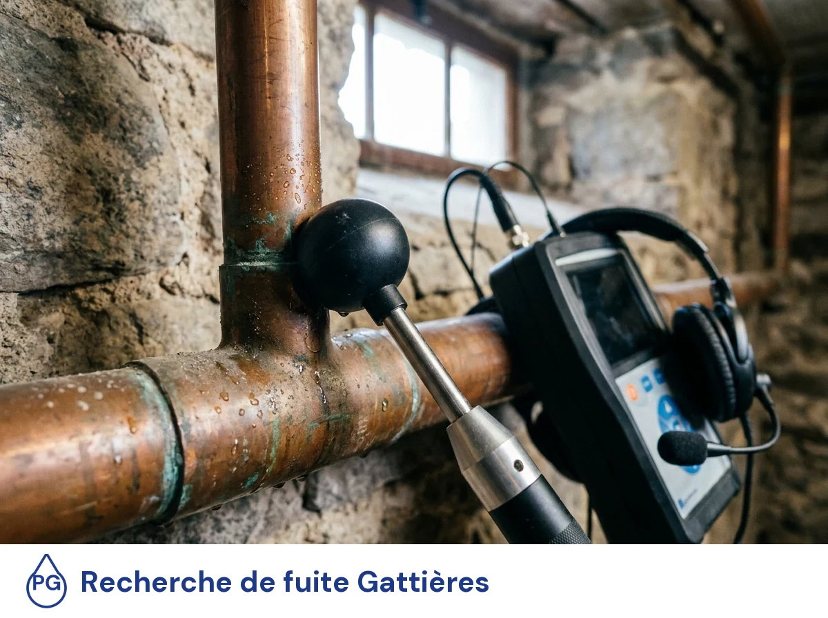 Recherche de fuite à Gattières