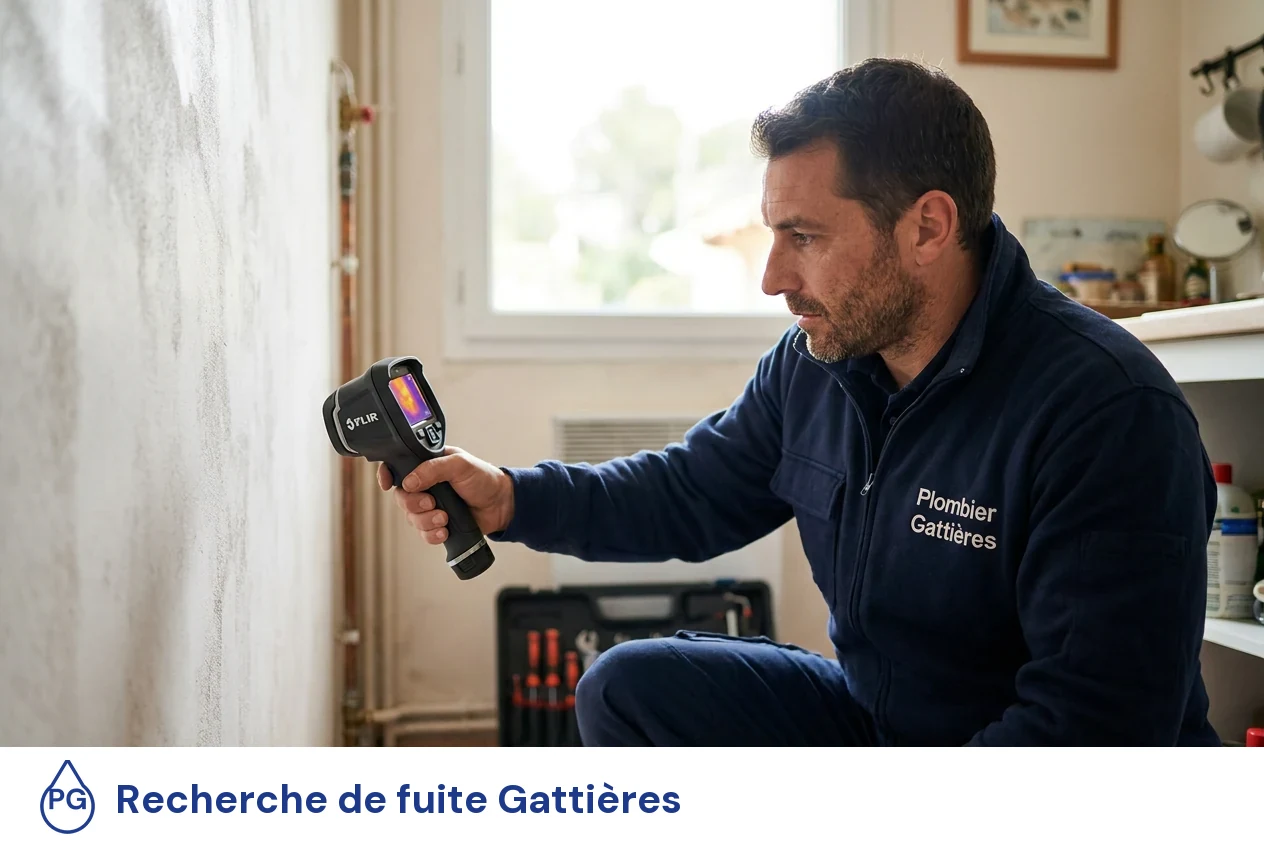 Recherche de fuite à Gattières