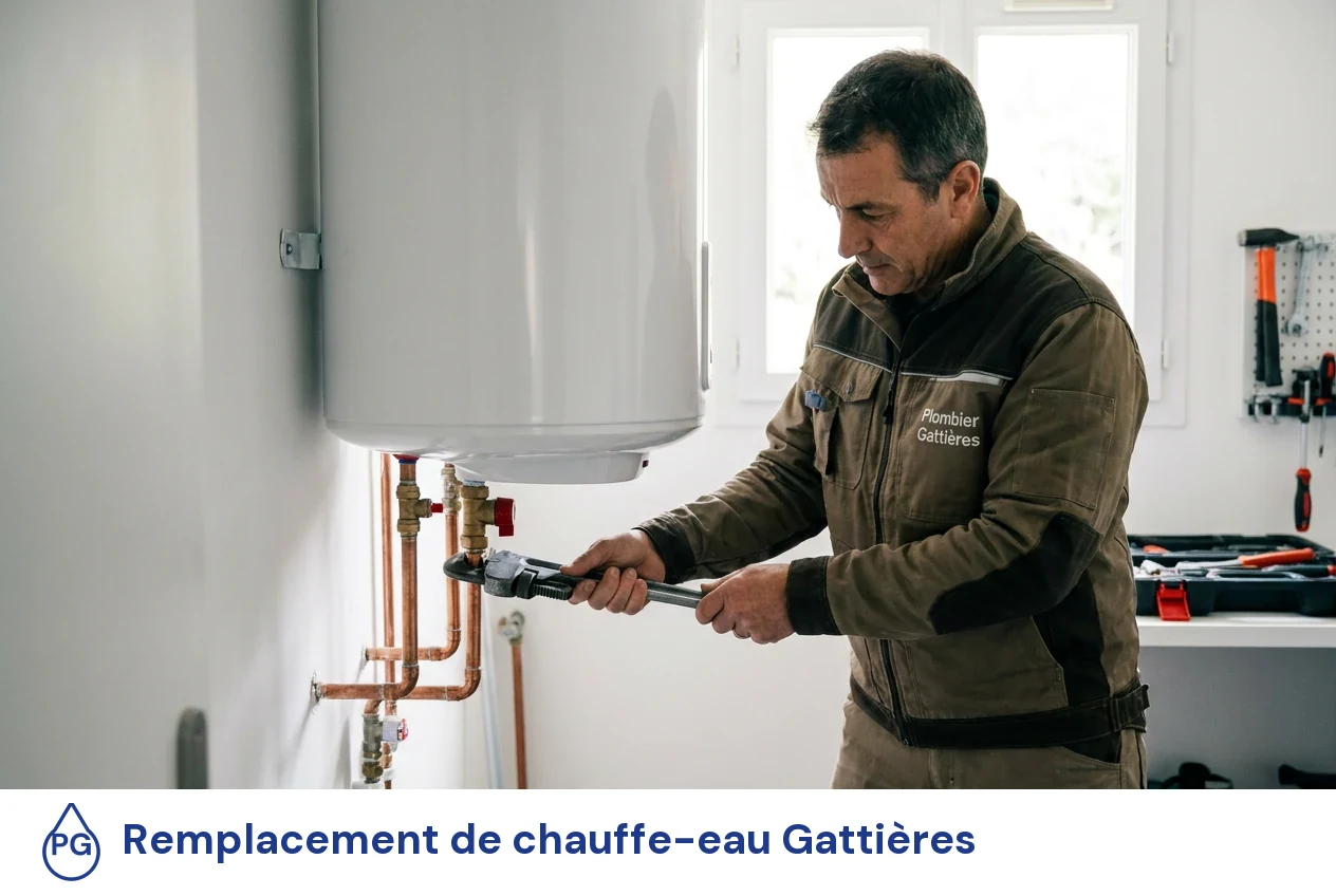 Remplacement de chauffe-eau à Gattières