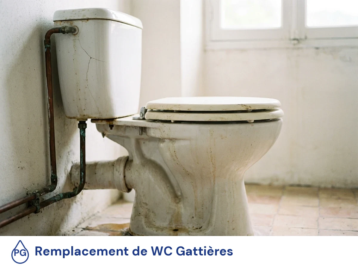 Remplacement de WC à Gattières