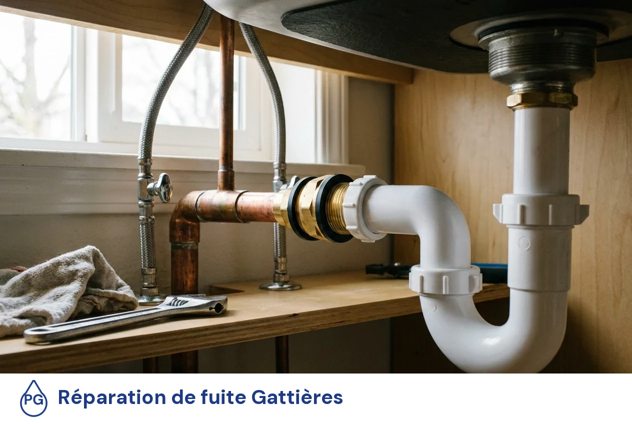 Réparation de fuite à Gattières